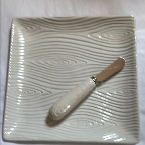 Temptations White and Brown Cozy Decor Accent